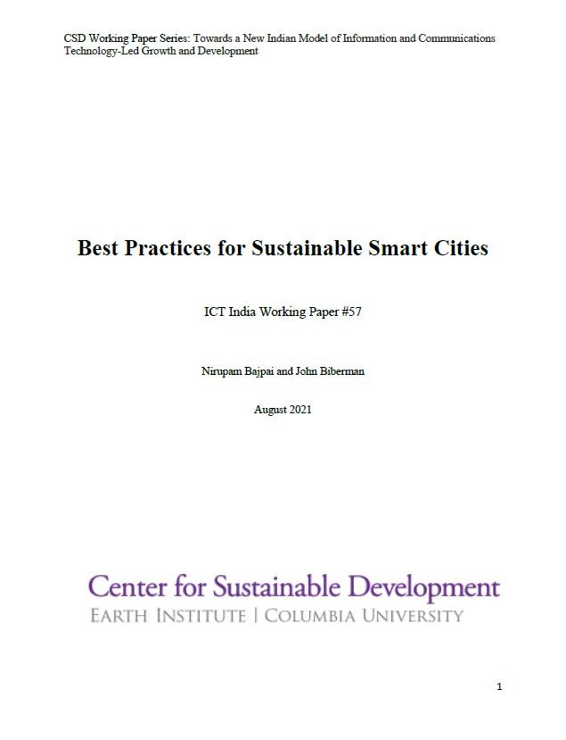 Best Practices for Sustainable Smart Cities
