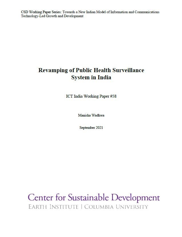 Revamping of Public Health Surveillance System in India