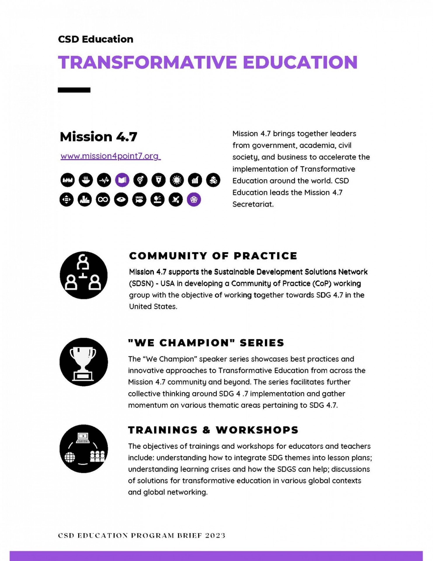 Transformative Education