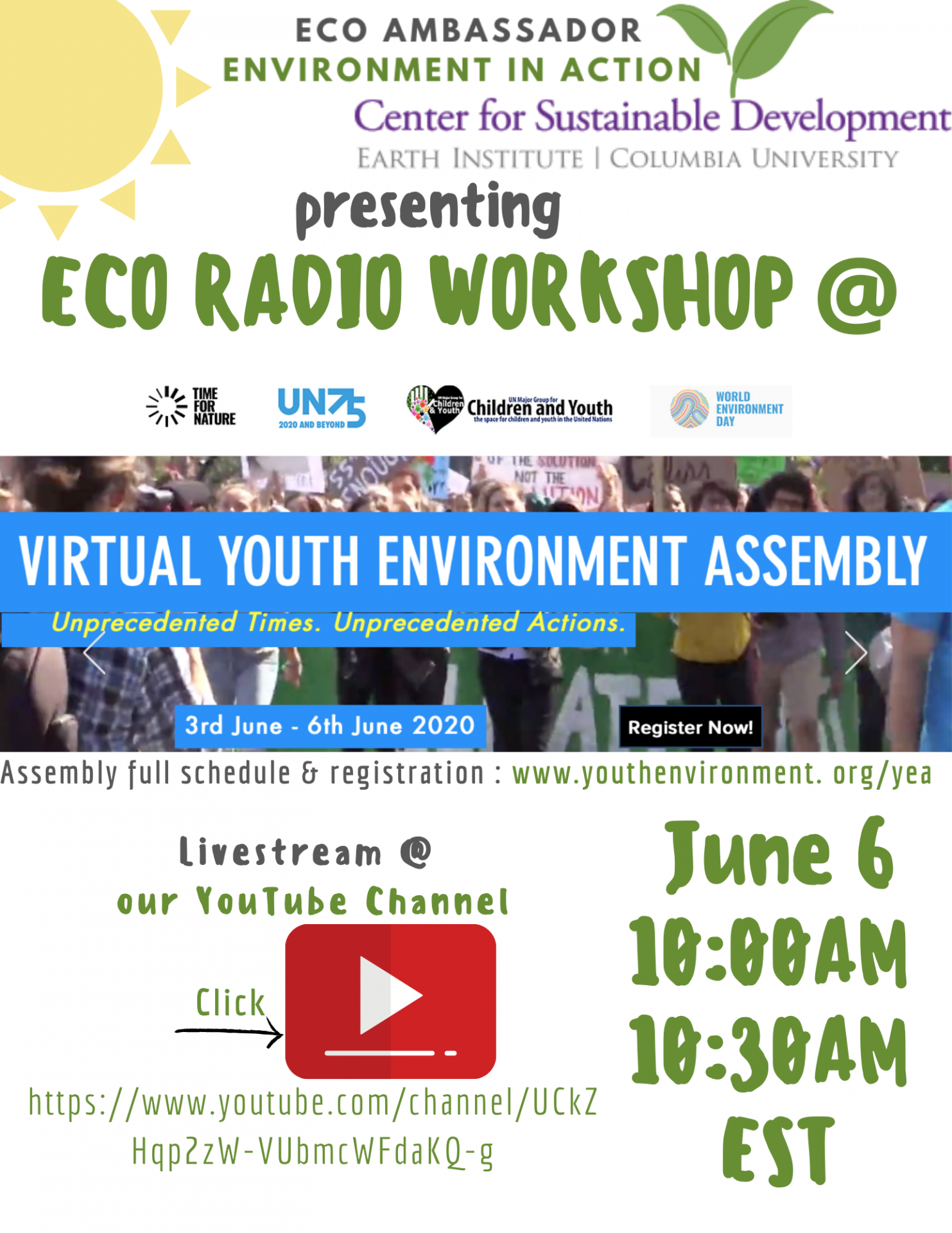 Eco-ambassador presents Eco-Radio Workshop 