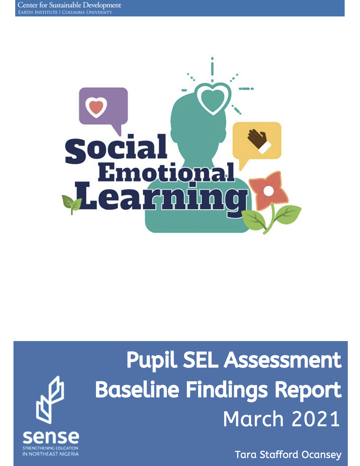 Pupil SEL Assessment Baseline Findings Report, March 2021