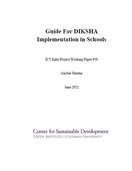 Guide for DIKSHA Implementation in Schools