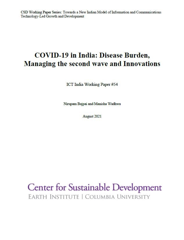 COVID-19 in India: Disease Burden, Managing the Second Wave and Innovations