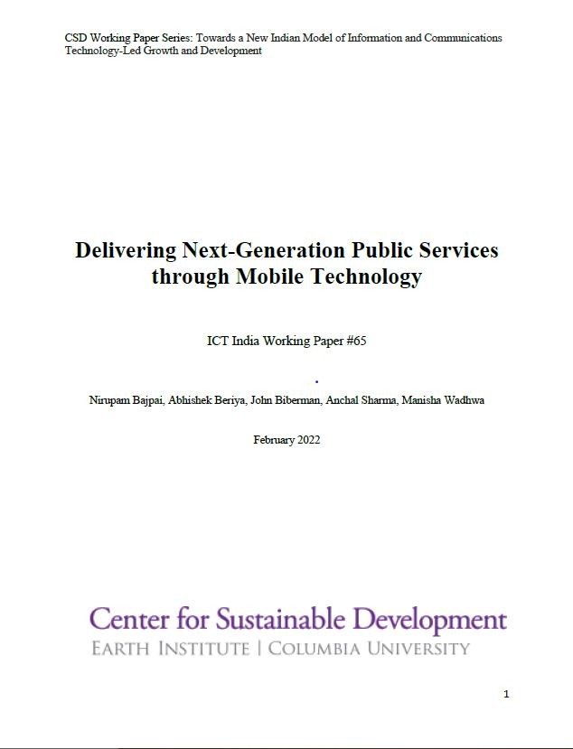 Delivering Next-Generation Public Services through Mobile Technology