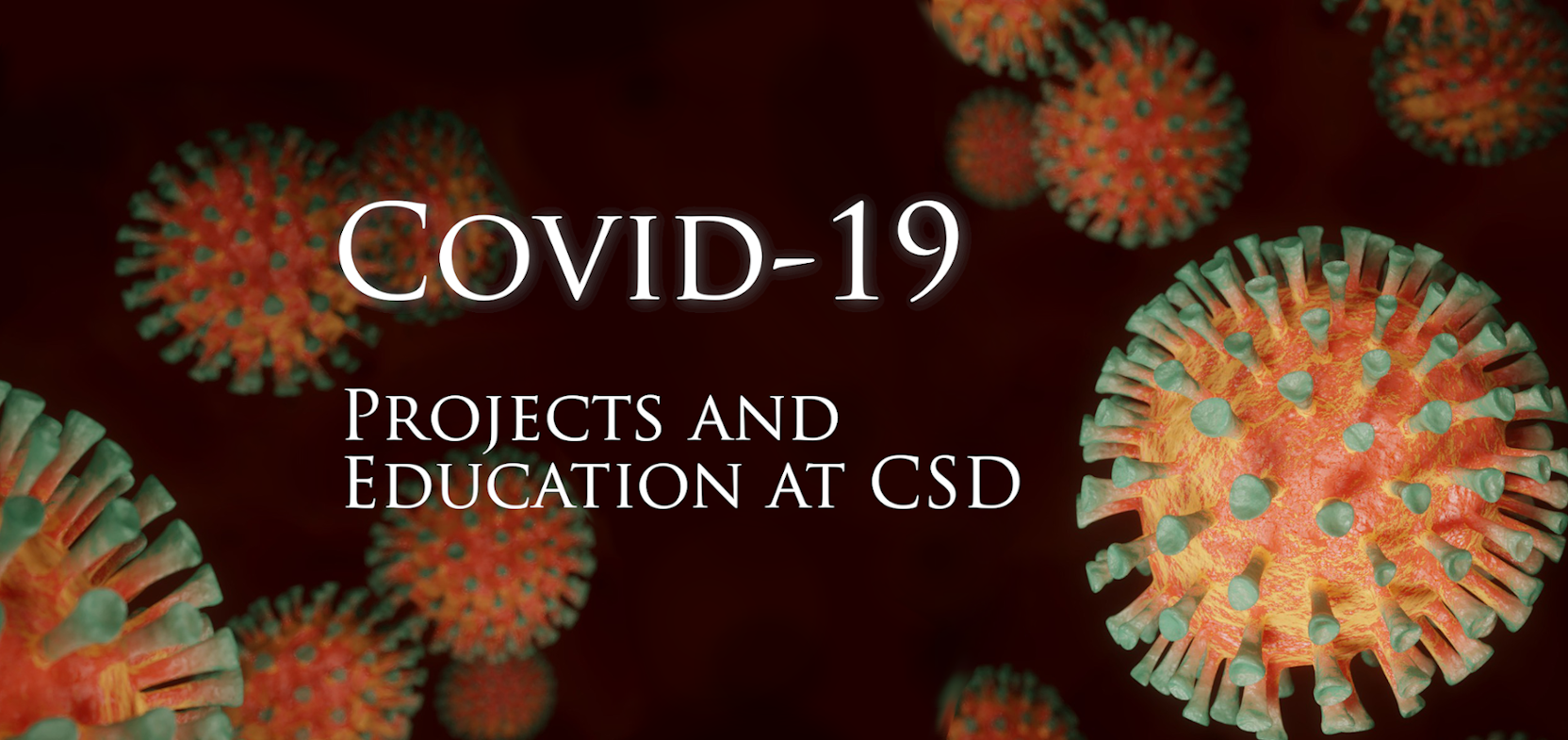 COVID-19 Projects and Education at CSD