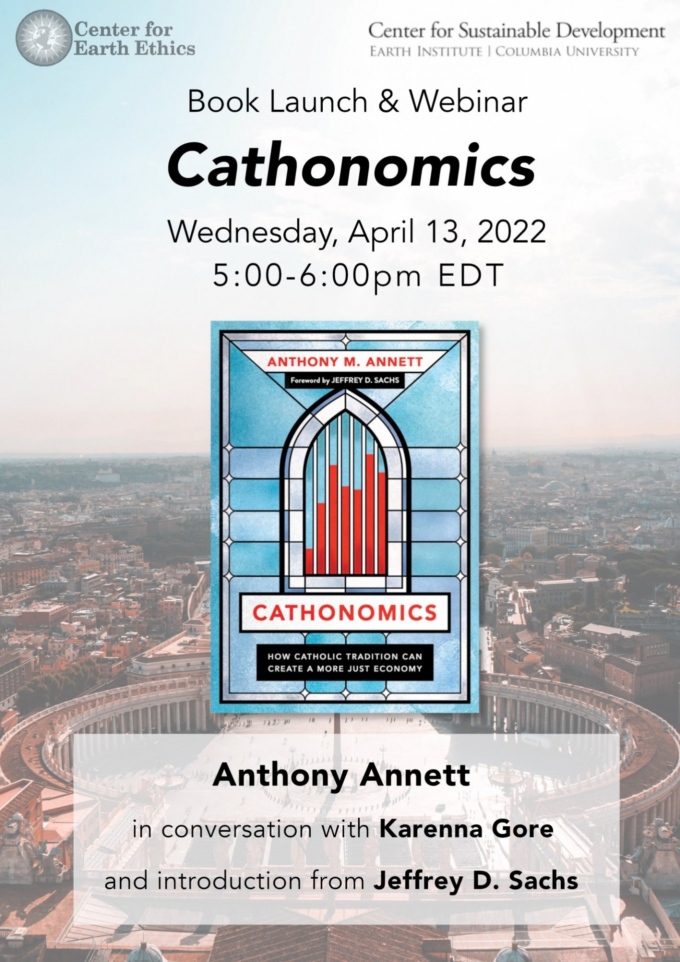 Cathonomics Book Cover and Event Flyer