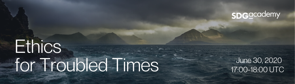 Ethics for Troubled Times, Stormy Ocean Water Background
